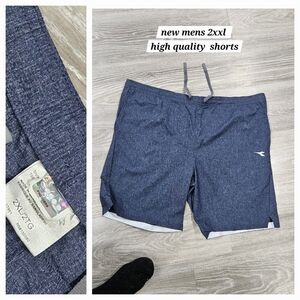Men's Blue Athletic Shorts